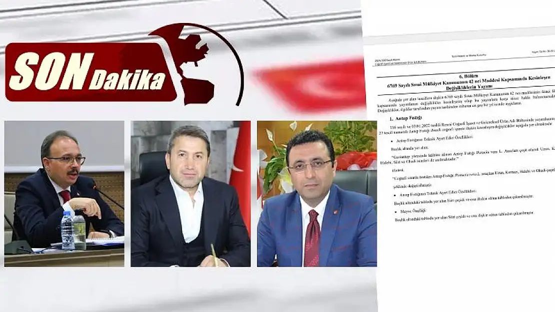 Siirt Fıstığını Tescil Edebileceğiz