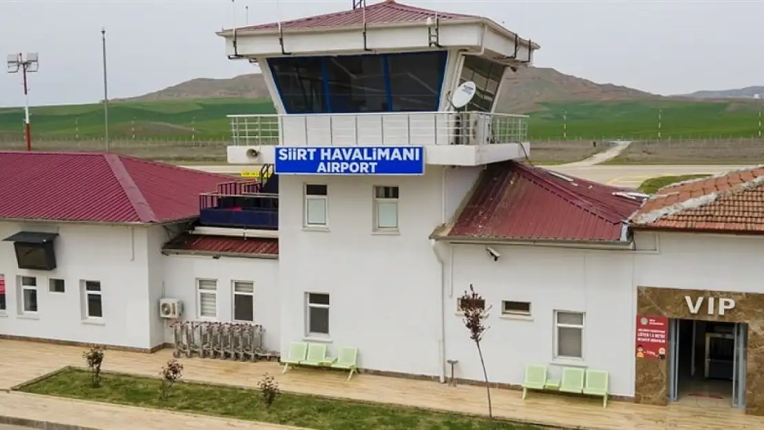 Siirt Havalimanı Nisan Ayında Hava Trafiği Sayıları Belli Oldu