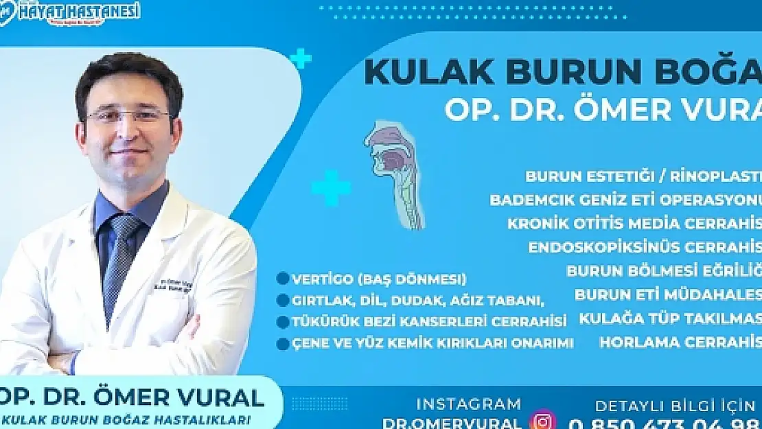 Siirt Hayat Hastanesi'nden Uyarı: Boğaz Ağrısına Dikkat!