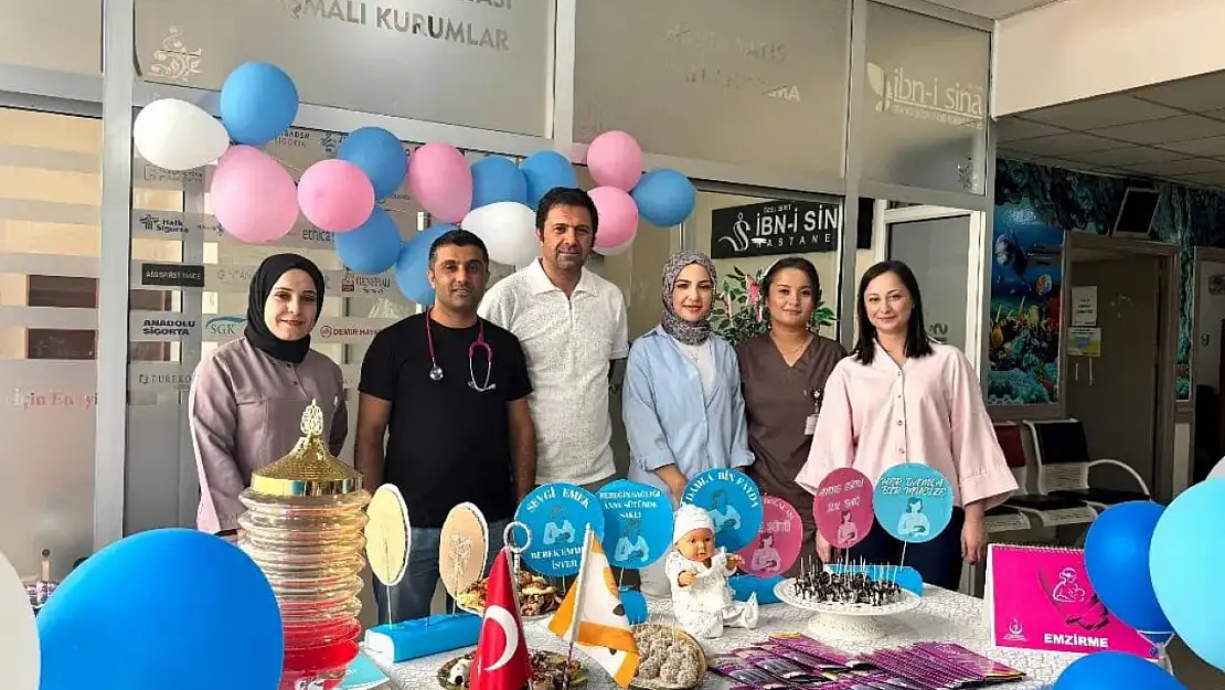 Siirt İbn-i Sina Hastanesi'nden Emzirme Haftasında Anlamlı Mesaj: 'Anne Sütü, Bebeğin İlk Aşısıdır'