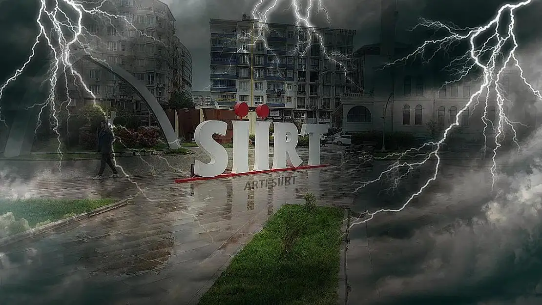 Siirt İçin Meteorolojik Uyarı