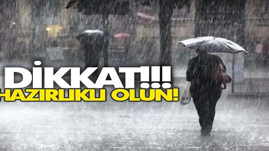 Siirt İçin Sağanak Yağış Uyarısı