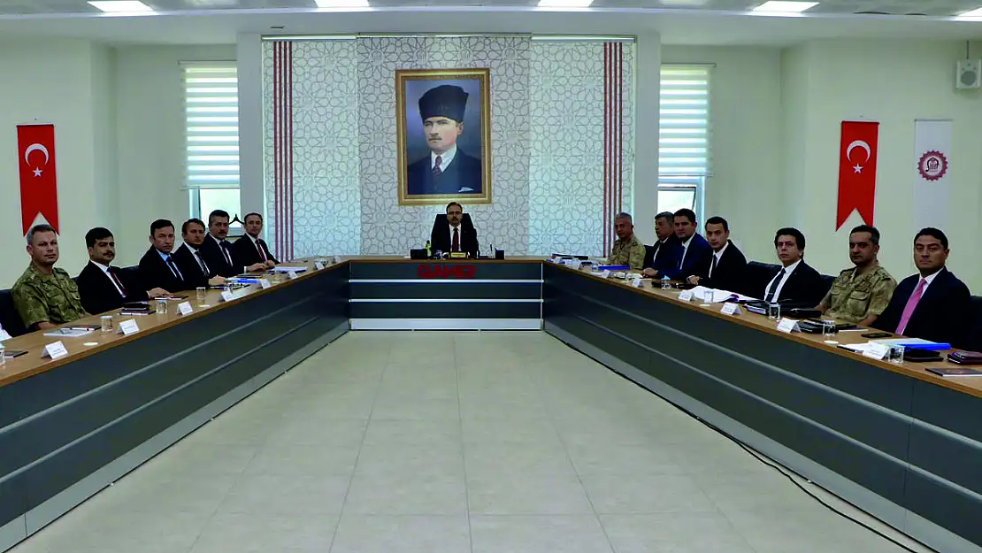 Siirt İl Güvenlik ve Asayiş Genel Kurul Toplantısı