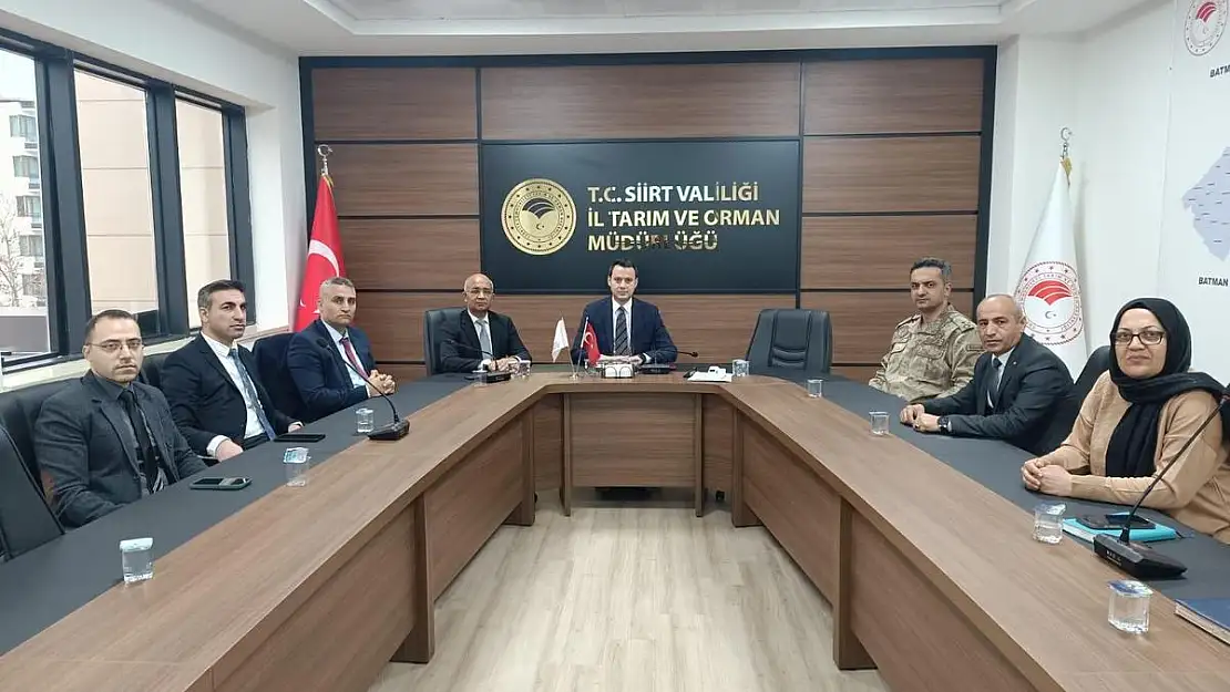 Siirt İl Mera Komisyon Toplantısı Yapıldı