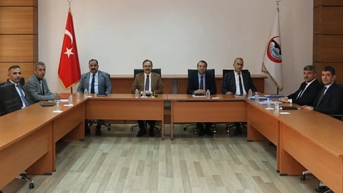 Siirt İl Özel İdaresi'nin Yatırımları Değerlendirildi