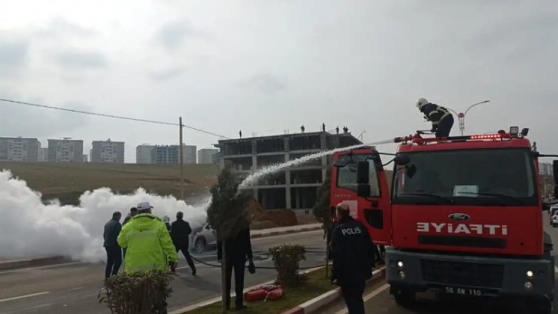 Siirt İtfaiyesi Yangın Riskine Karşı Alarmda