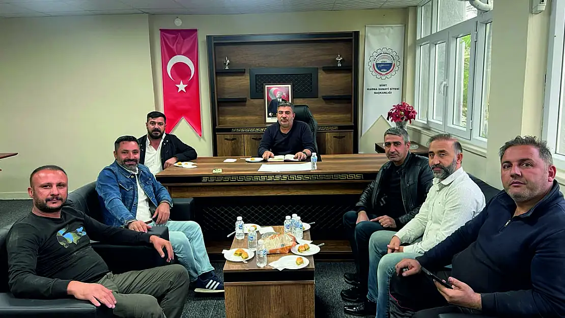 Siirt Karma Sanayi Sitesi Başkanlığına Adnan Danış Seçildi