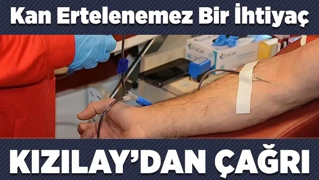 Siirt Kızılay'dan Kan Bağışı Çağrısı