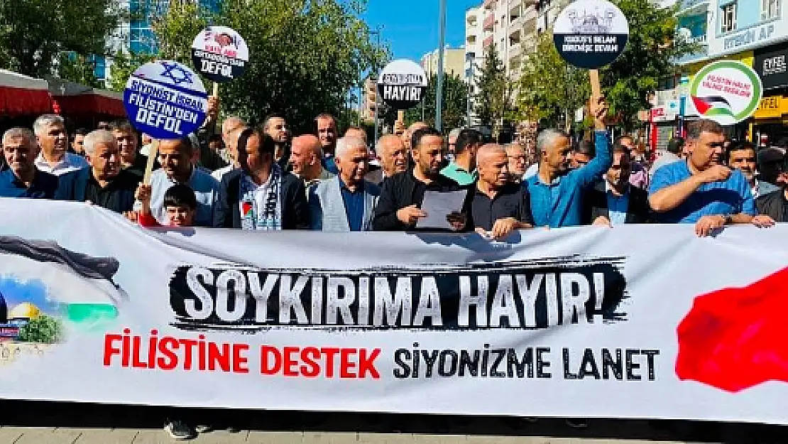 Siirt Memur-Sen'den Filistin'e Destek İçin Basın Açıklaması Gerçekleştirdi