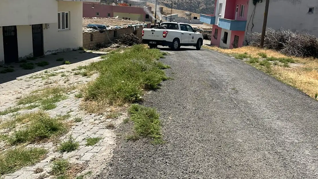 Siirt Merkez Köylerinde Haşerelere Karşı Yoğun Mücadele