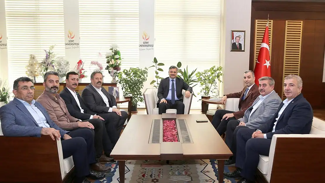Siirt MHP İl Başkanından Rektör Şındak'a Ziyaret
