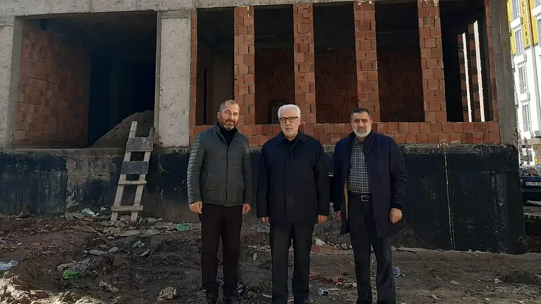 Siirt Müftüsü Şakir Pinal Kur'an Kursu İnşaatlarını İnceledi