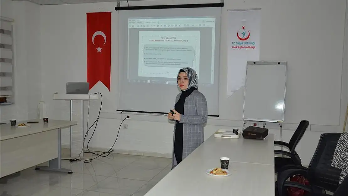 Siirt Sağlık Müdürlüğünce Diyabet Eğitimi Verildi