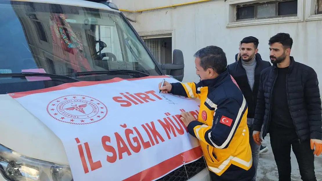 SİİRT SAĞLIK MÜDÜRLÜĞÜNDEN DEPREM BÖLGESİNE İLAÇ TIBBİ VE İHTİYAÇ MALZEMESİ