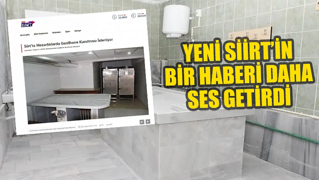 Siirt Şeyh Musa Mezarlığında Morg ve Gasilhane Yapılacak