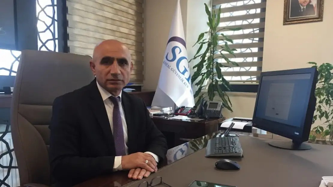 Siirt SGK İl Müdürü Abdulcelil İlbaş'tan Uyarı