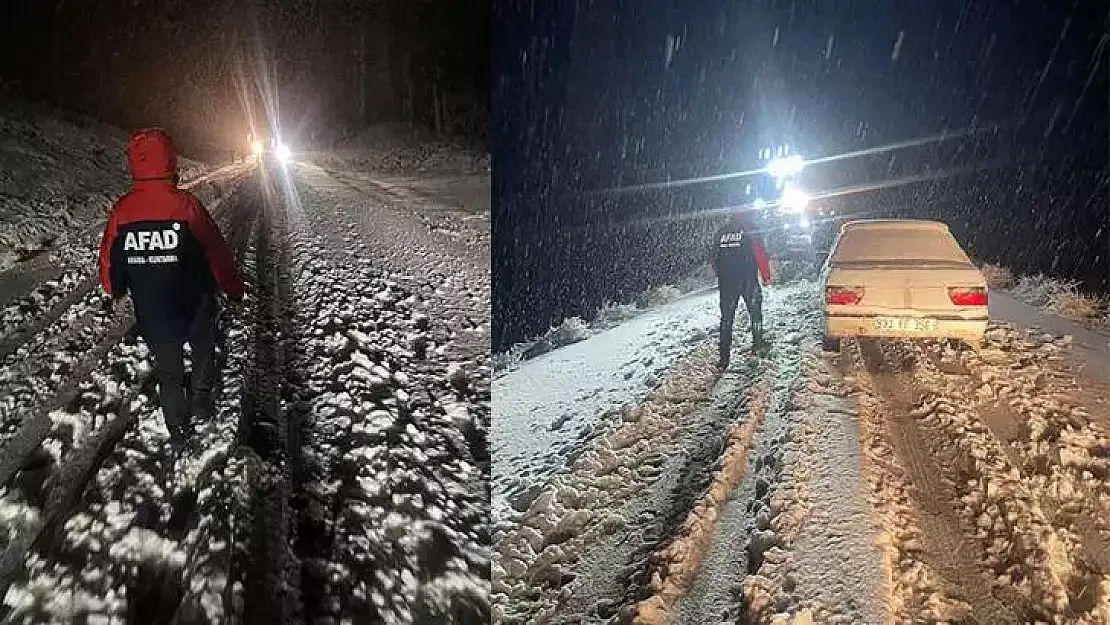 Siirt-Şırnak Yolunda Mahsur Kalan Araçlar Kurtarıldı