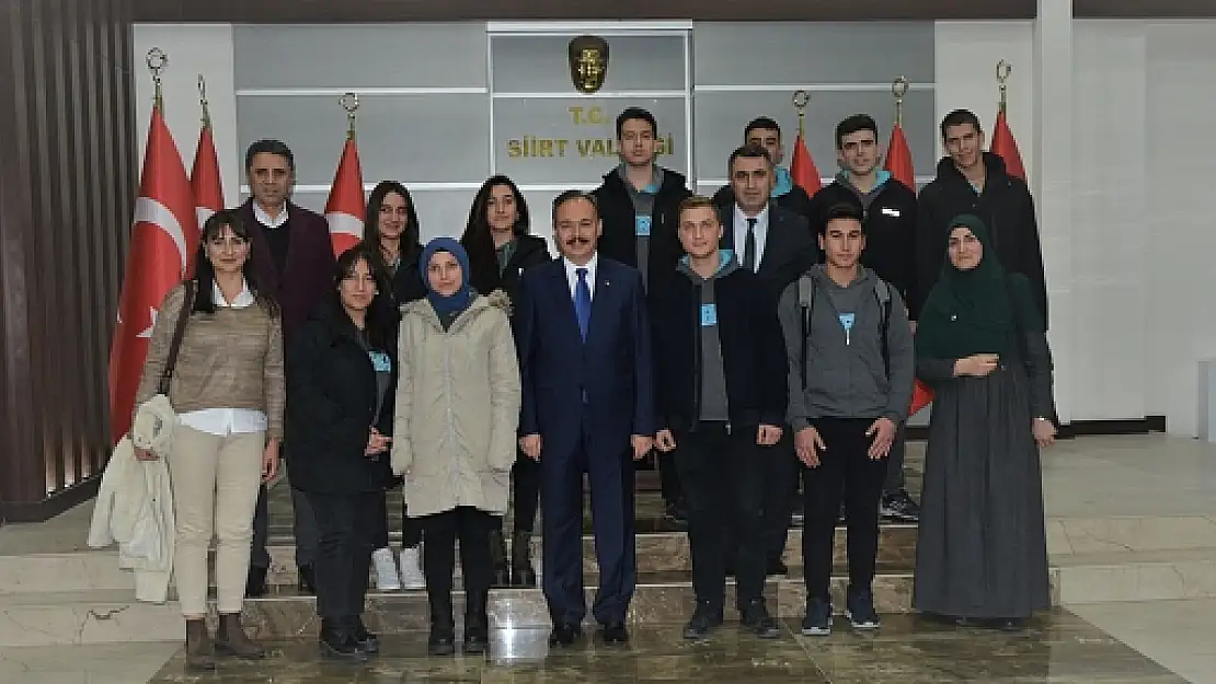 Siirt Sosyal Bilimler Lisesinden Vali Kızılkaya'ya Ziyaret