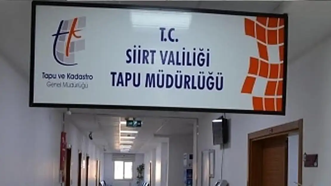 Siirt Tapu Müdürlüğü, 2023 Yılı İstatistiklerini Açıkladı