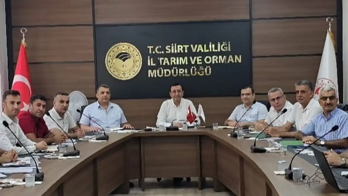Siirt Tarım ve Orman İl Müdürlüğü 2024 Yılı 1. Değerlendirme Toplantısı Yapıldı