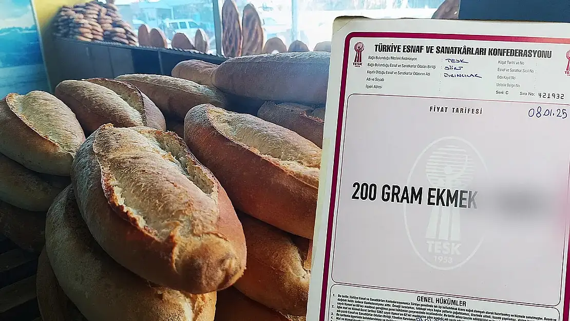 Siirt'te 200 Gram Ekmek 12 TL Oldu