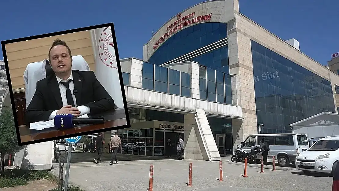 Siirt'te Başhekim Çağdaş Kaynak Yeniden Göreve Başladı
