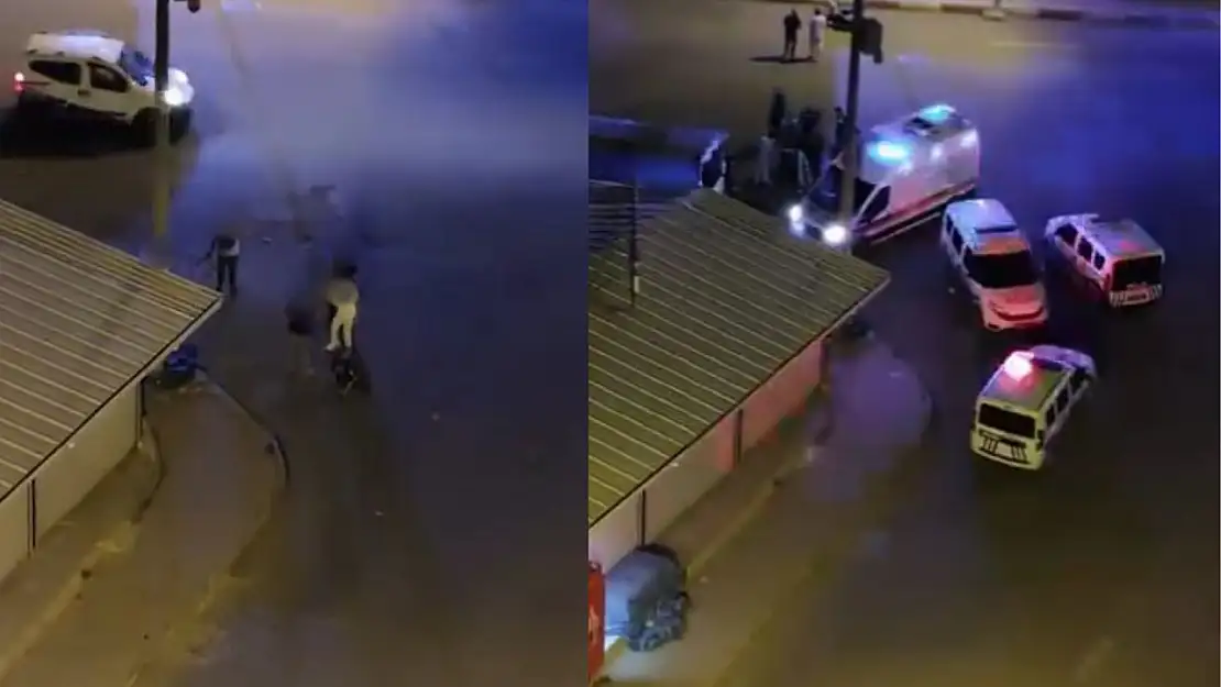 Siirt'te Hastane  ekme ve Yumruklar Kamerada