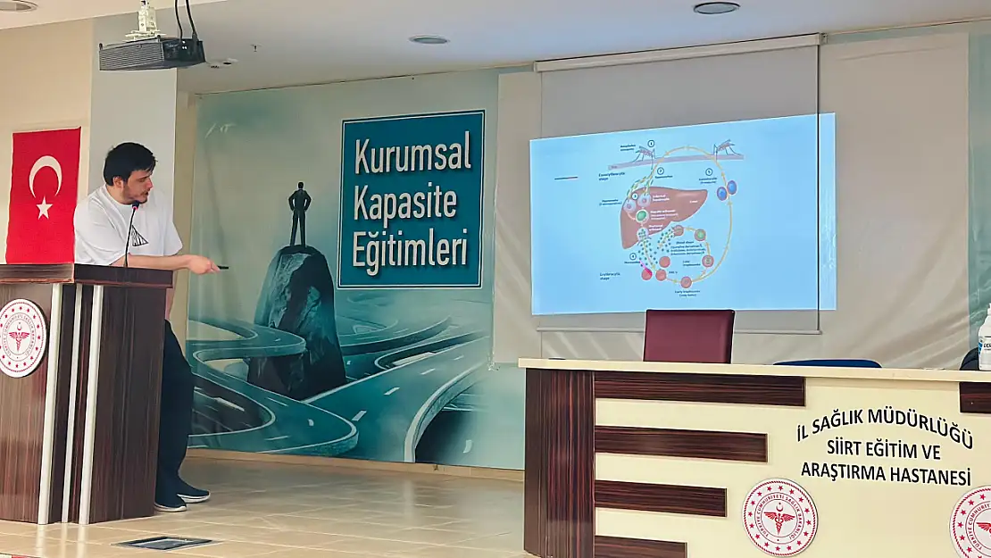 Siirt'te Sağlık Çalışanlarına Sıtma Eğitimi