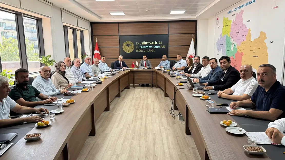Siirt'te Suya Yön Veren Toplantı: İl Su Kurulu Bir Araya Geldi
