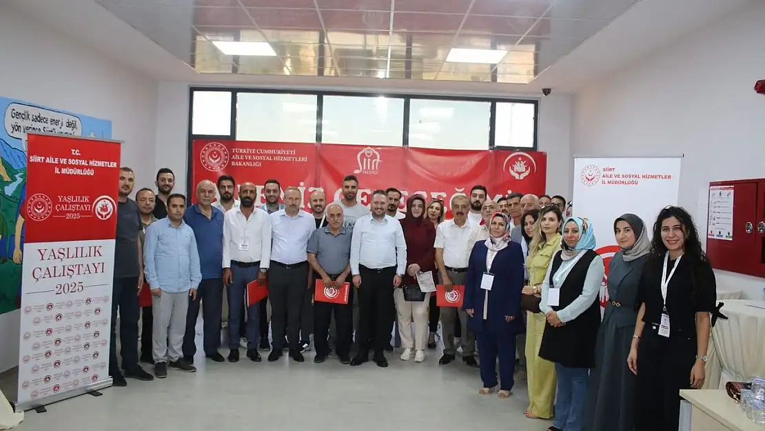 Siirt'te Yaşlılara Yönelik Çalıştay Başarıyla Tamamlandı