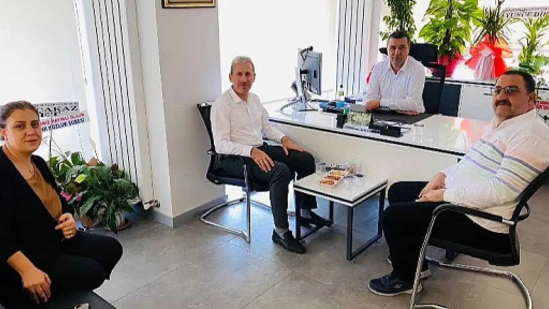 Siirt TSO Başkan Vekili Çalapkulu'dan  Halk Bankası Müdürü Osman Dirikulu'ya Ziyaret