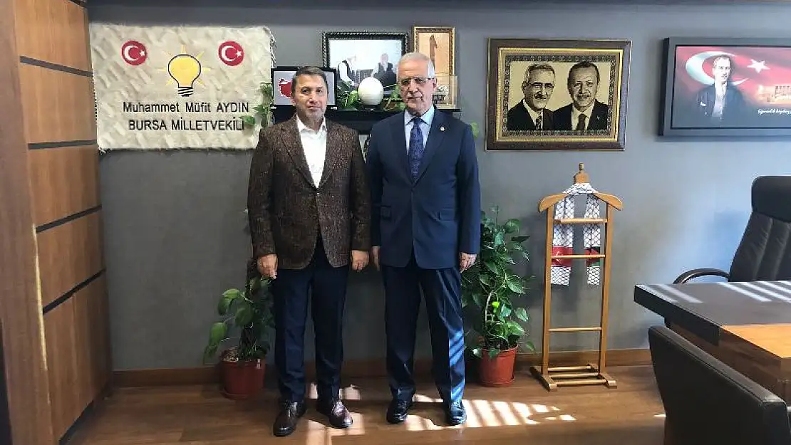 Siirt TSO Başkanı Güven Kuzu'dan AK Parti Bursa Milletvekili Aydın'a Ziyaret