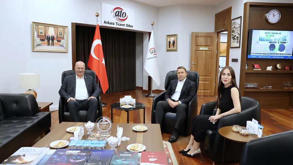 Siirt TSO Başkanı Güven Kuzu'dan ATO Başkanı Gürsel Baran'a Ziyaret