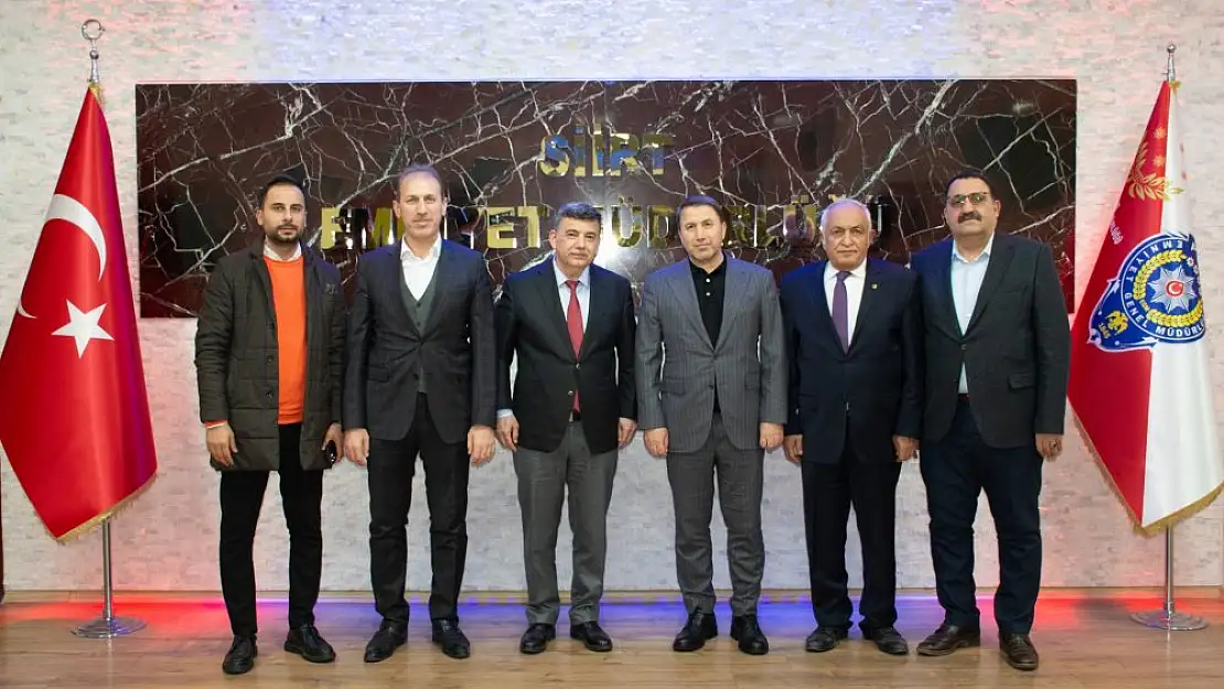 Siirt TSO Başkanı Güven Kuzu'dan İl Emniyet Müdürü Öztürk'e Hayırlı Olsun Ziyareti
