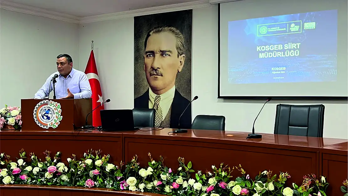 Siirt TSO'da Güncellenen KOSGEB Girişimcilik Destekleri Anlatıldı