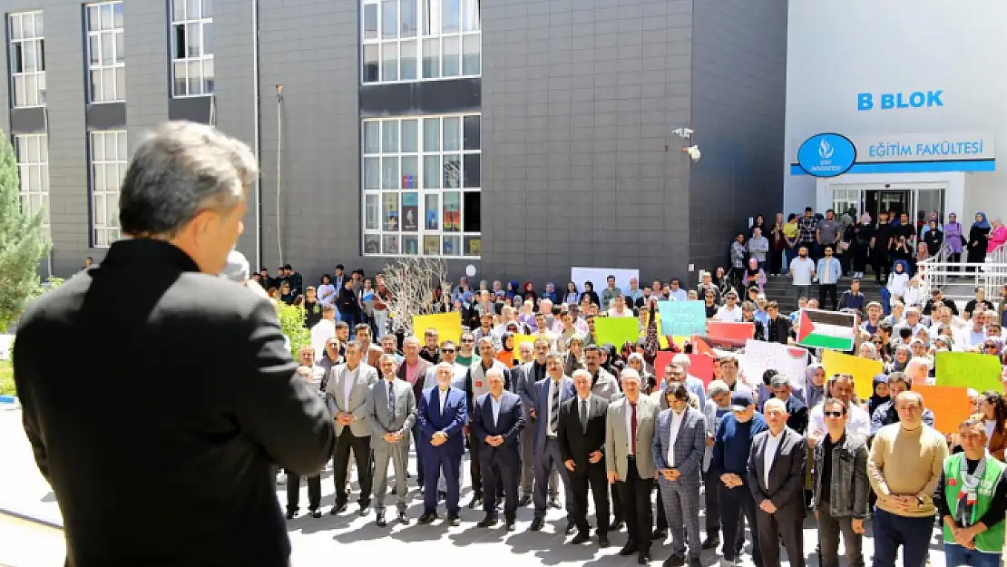 Siirt Üniversitesinde 'Gazze'ye Bir Ses, Bir Nefes' Etkinliği
