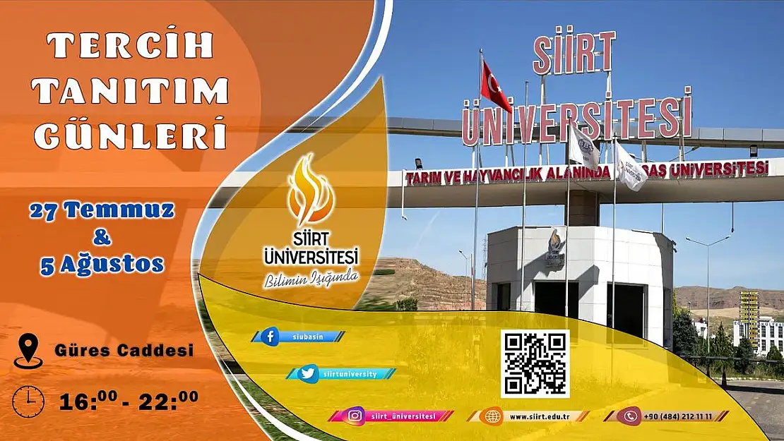 Siirt Üniversitesi'nde Tercih Tanıtım Günleri