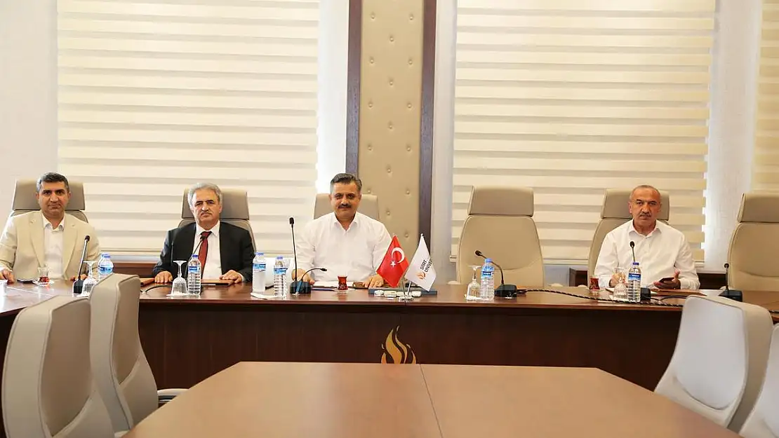 Siirt Üniversitesinde Ünides İle İlgili Toplantı