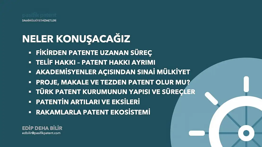 Siirt Üniversitesinden Akademisyen ve Öğrencilere Yönelik Patent Eğitimi