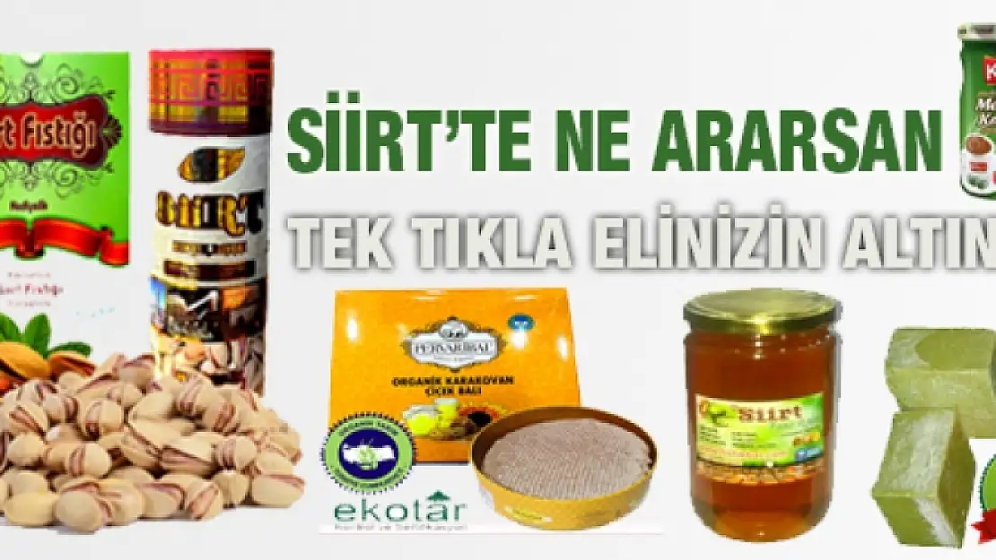 Siirt Ürünleri, İzmir Bostanlı Pazarında Teşhir Edilecek