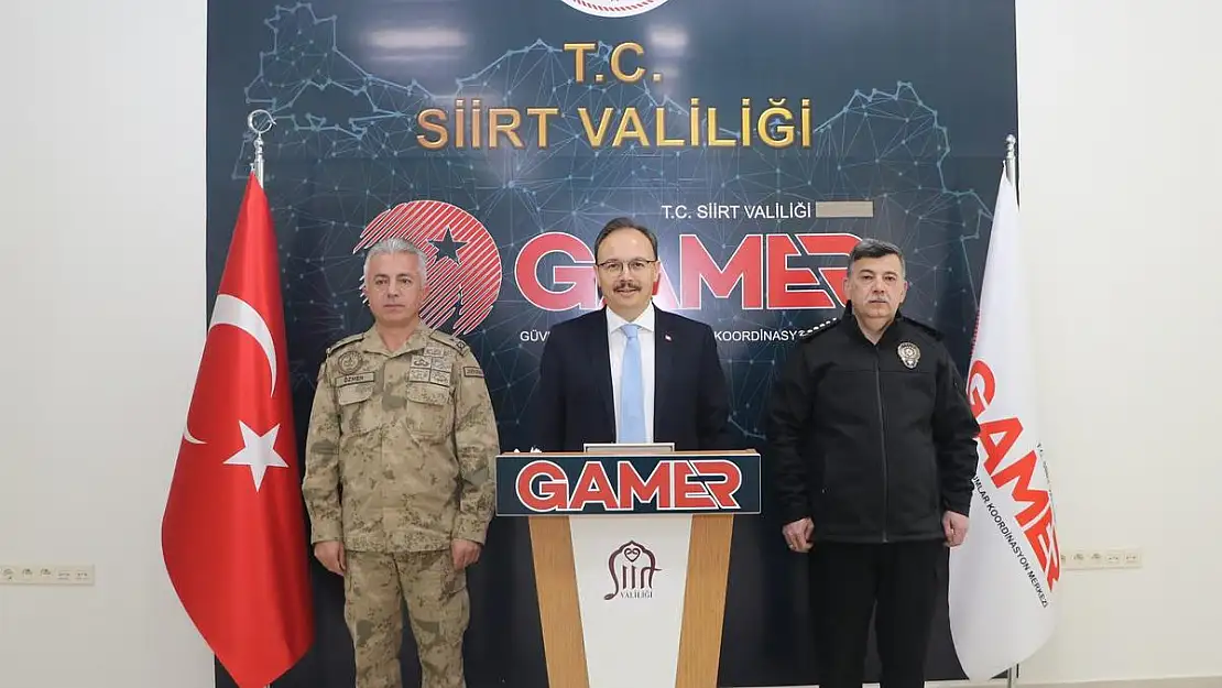 Siirt Valisi Dr.Kemal Kızılkaya Siirt'in 2024 Yılı Asayiş ve Güvenlik Verilerini Paylaştı