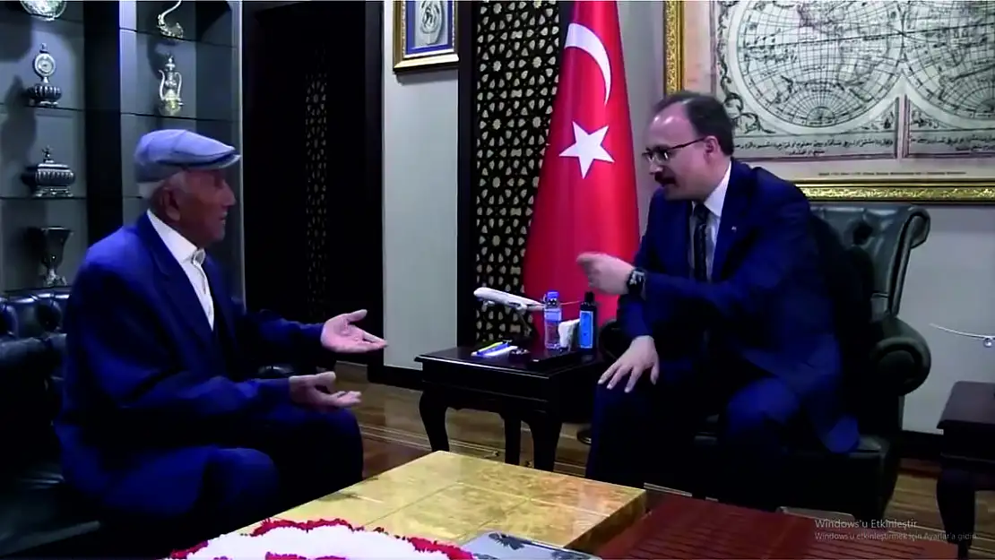Siirt Valisi Kızılkaya, Siirt'te İlk Tanıştığı Mirhan Amcayı Valilikte Ağırladı