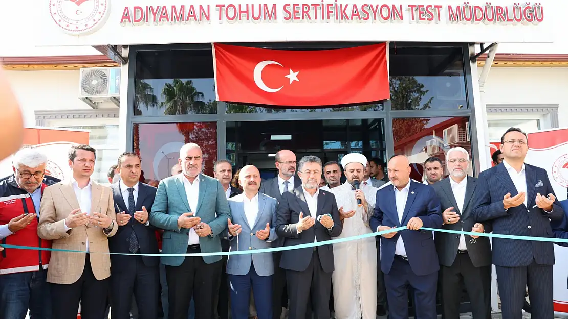 Siirt ve 8 İl İçin Yeni Tohum Test Merkezi Adıyaman'da Açıldı