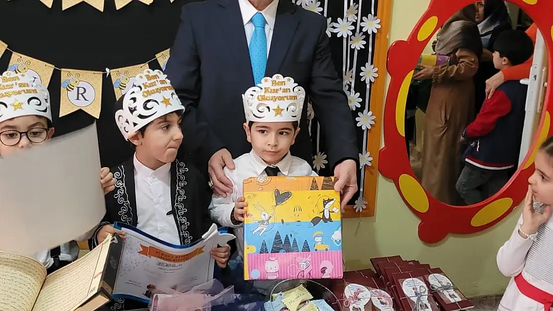 Siirt Yeni Mahalle'de 4-6 Yaş Kuran'a Geçiş Töreni
