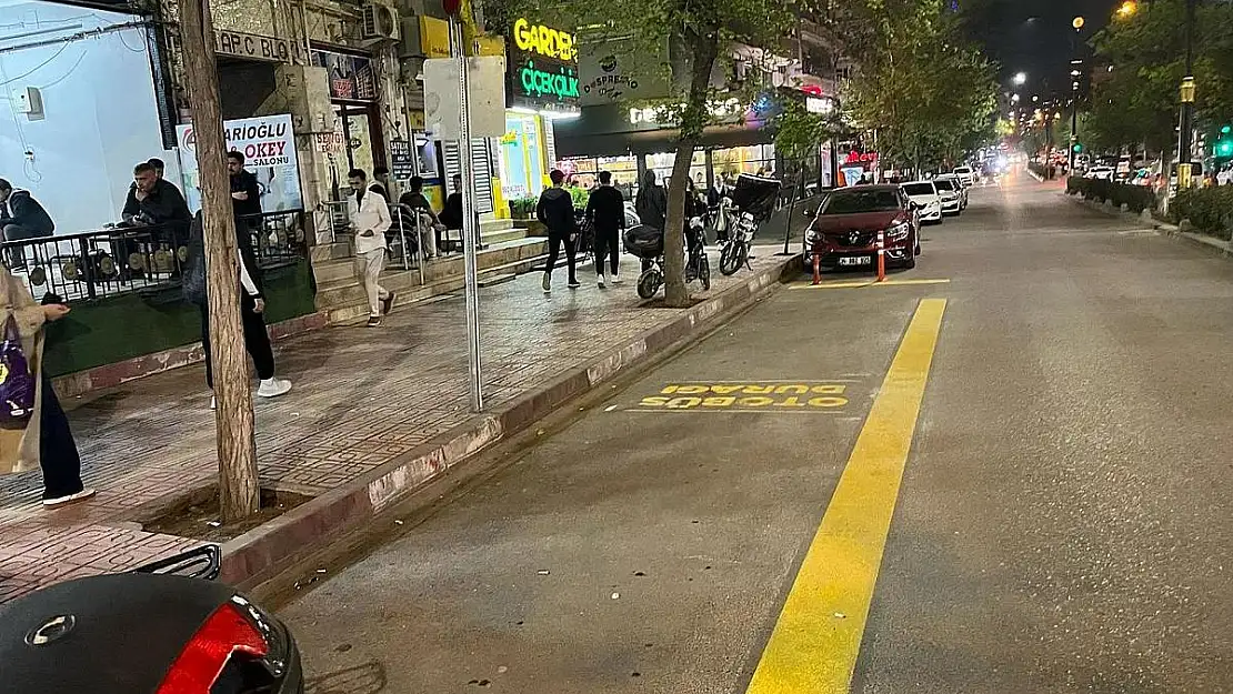Siirt Yolcu Duraklarında Çizgi Çalışması