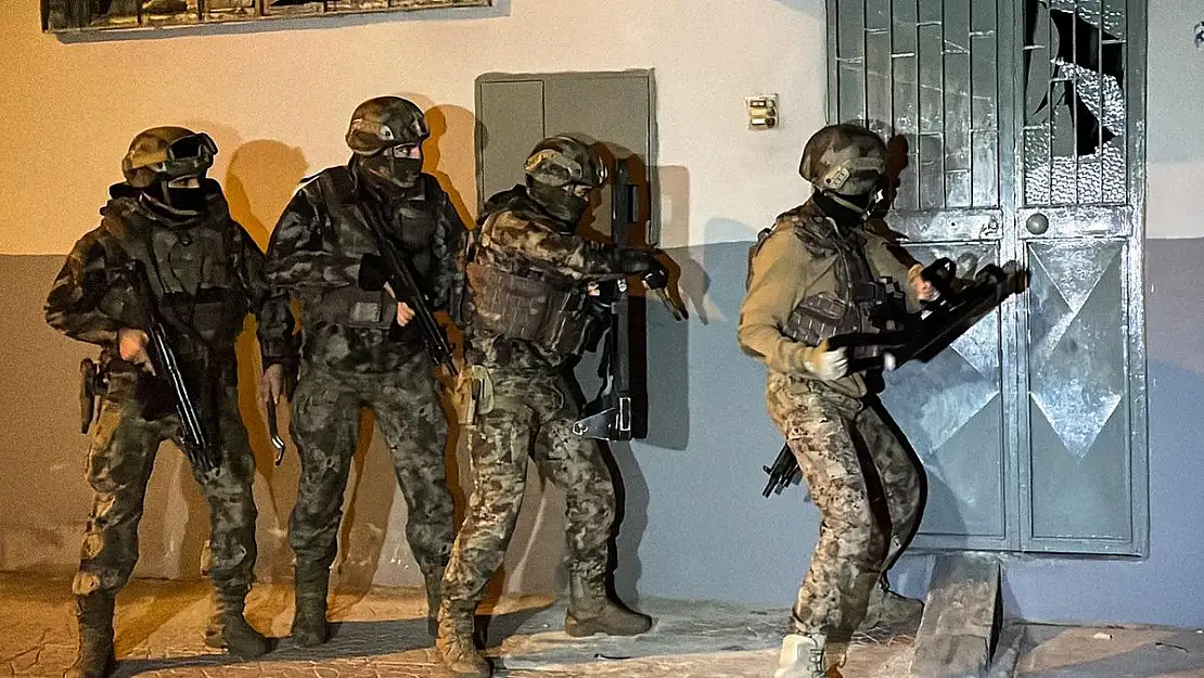 Siirt'in de Aralarında Bulunduğu İllerde 'BOZDOĞAN 30' Operasyonları