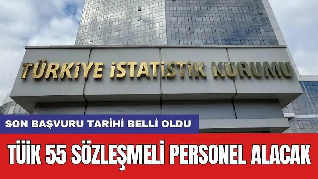 Siirt'in de Aralarında Bulunduğu İllerde TÜİK 55 Sözleşmeli Personel Alacak