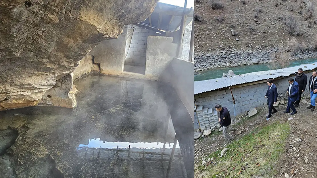 Siirt'in Pervari İlçesinde Belenoluk Kaplıcası Turizme Kazandırılıyor