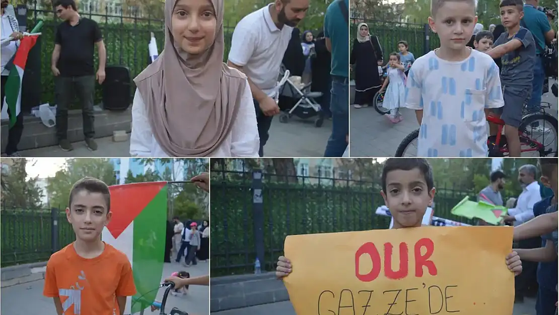 Siirtli Çocuklardan Gazze İçin Vicdanlara Çağrı