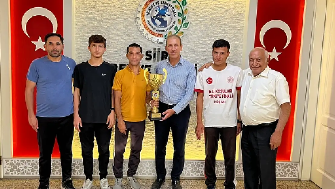Siirtli Dağ Koşuları Sporcularından STSO'na Ziyaret